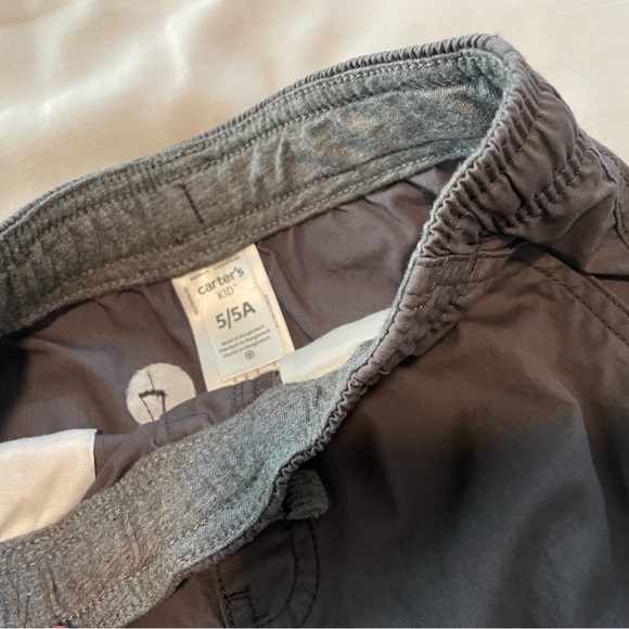 Carter's Kids Joggers/ Chino Pants with elastic waist - Navy and Gray - Size 5A - Picture 5 of 6